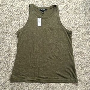 COPY - Banana Republic NWT womens army green linen tank XS